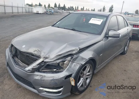 2012 Mercedes-Benz C 250 Sport from USA, damaged, VIN WDDGF4HBXCR199915